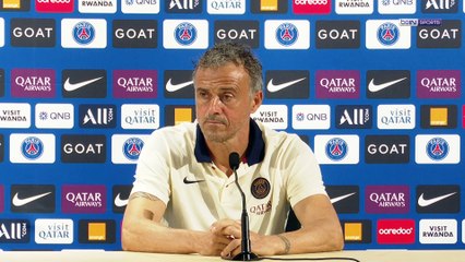 La conférence de presse de Luis Enrique avant PSG-OL