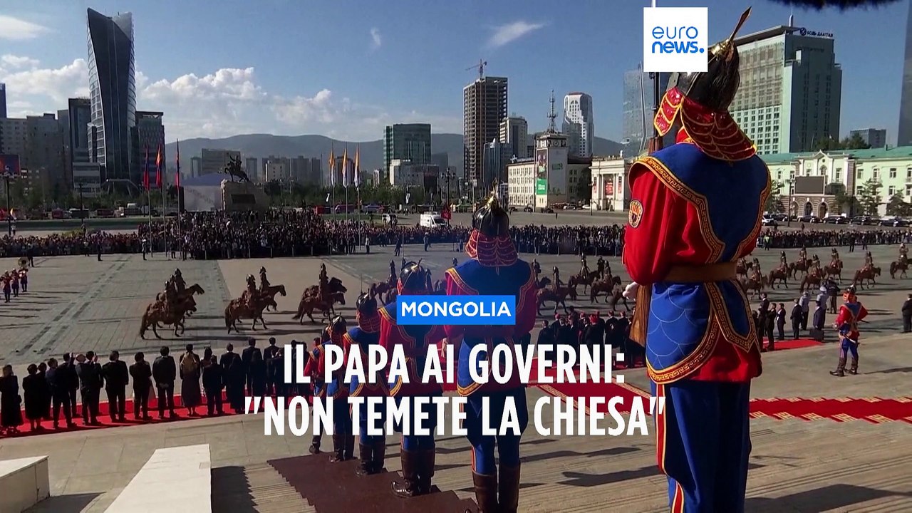 Secondo giorno in Mongolia per Papa Francesco, il pontefice ai governi: "Non temete la Chiesa"