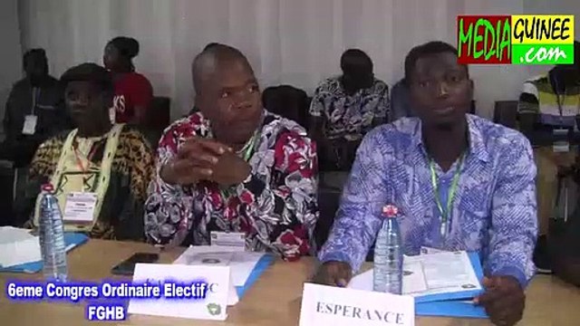 6è congrès électif de la Féguihand : Mamadouba Paye et son staff reconduits