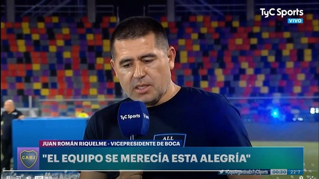 Entrevistar a Agustin Rossi que salimos campeones por la Copa Argentina.