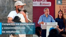 De pepenar a impartir conferencias: invitan a exprofesor de la UNAM a escuelas en Ecatepec