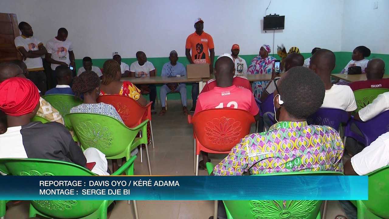 Charaf Fofana et Vakaba Fofana en campagne pour les élections municipales à Seydougou