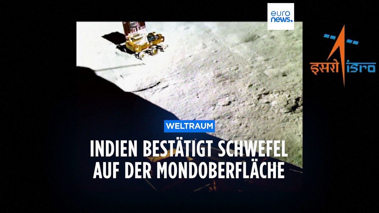 Indien bestätigt Schwefel auf der Mondoberfläche