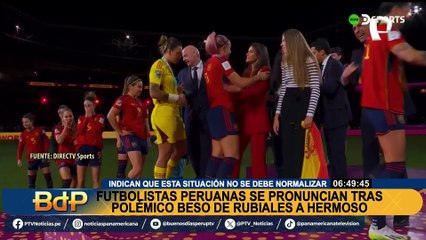Futbolistas peruanas se pronuncian sobre beso de Rubiales a Hermoso: "No se debe normalizar"