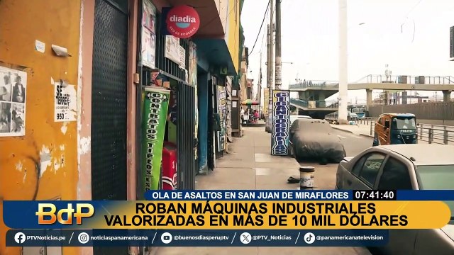 Roban maquinas industriales valorizadas en más de 10 mil dólares en SJM
