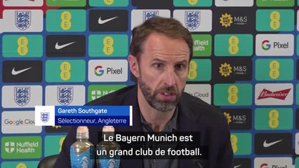 Angleterre - Southgate voit d'un bon œil le choix de Kane d’aller au Bayern
