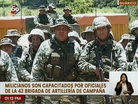 Guárico | Milicianos son entrenados por la 43 Brigada de Artillería para defensa de la nación