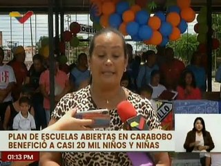 Carabobo | Más de 19 mil niños disfrutaron del Plan de Escuelas Abiertas con actividades recreativas