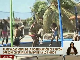 Hijos de los trabajadores de la Gobernación del edo. Falcón disfrutaron del Plan Vacacional 2023