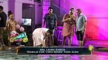 Laura hace trabajo para quitar la brujería para Aldo