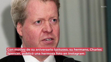 Charles Spencer publica emotiva foto junto a Lady Di a 26 años de su muerte