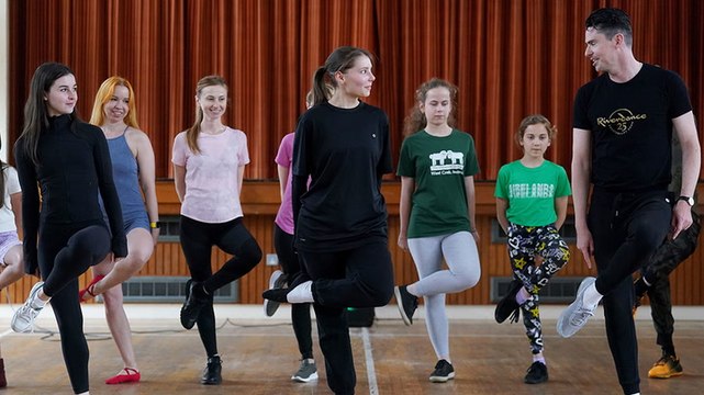 Ukrainian refugees who found love for Irish dancing surprised by Riverdance stars