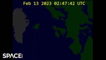 Asteroid That Impacted Earth - Seen Between Southern England and France