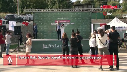 Bakan Bak: Sporda büyük bir devrim gerçekleşiyor
