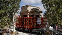 Un monument de 950 tonnes  déplacé à Toulouse pour construire le métro