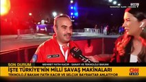 Türkiye'nin milli savaş makinaları... Teknoloji Bakanı Kacır ve Selçuk Bayraktar anlattı