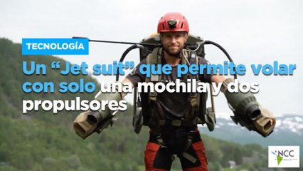 Un “Jet suit” que permite volar con solo una mochila y dos propulsores