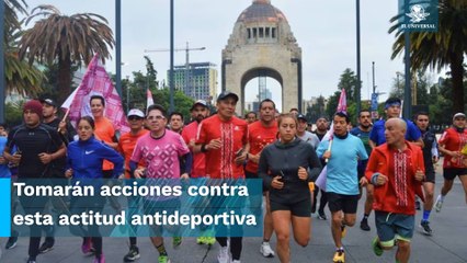 Por tramposos, "descalificados" del Maratón CDMX