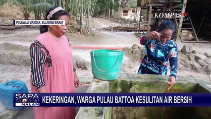 Kekeringan, Warga Pulau Battoa di Polman Alami Krisis Air Bersih!