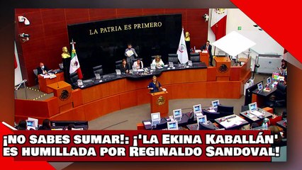 ¡VEAN! ¡no sabes sumar! ¡’la Ekina Kaballán’ golpeadora de Claudio X. es humillada por Reginaldo!