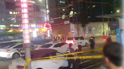 서울 장안사거리에서 연쇄 추돌사고...3명 다쳐 / YTN