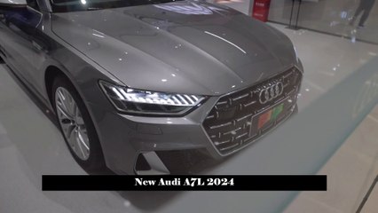 Sporty Exterior Design, High-Tech Interior, New Audi A7L S-Line 2024