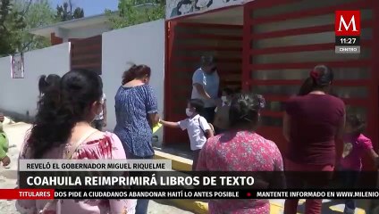 Coahuila reimprimirá libros de texto pasados para ciclo escolar 2023-2024