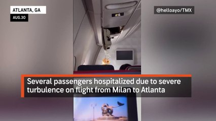 Severe turbulence sends passengers to hospital
