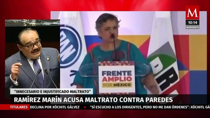 Ramírez Marín acusa maltrato contra Beatriz Paredes