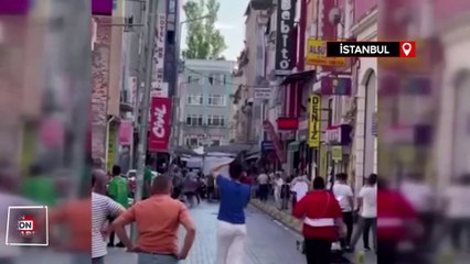 İstanbul Fatih'te yol verme kavgası