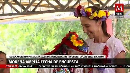 Morena amplía fecha de encuesta sobre 'corcholatas' tras denuncias de irregularidades