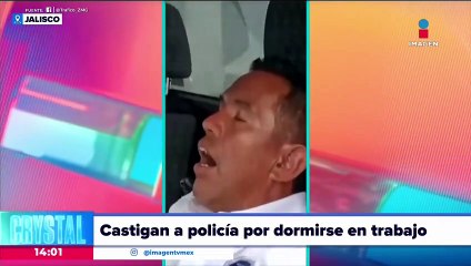 Castigan a policía por dormirse en horario laboral