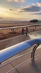 Man proposes to girlfriend outside Blackpool Tower