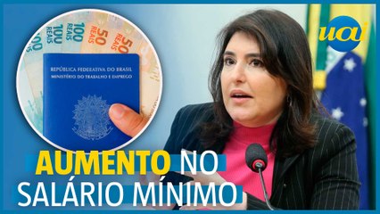 Tebet anuncia novo salário mínimo de R$ 1.421
