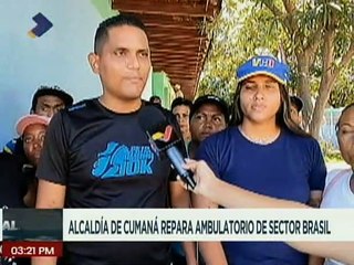 Sucre | Alc. de Cumaná realiza trabajos de rehabilitación del Ambulatorio en el sector Brasil