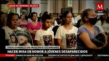 Hacen misa en honor a jóvenes desaparecidos en Lagos de Moreno