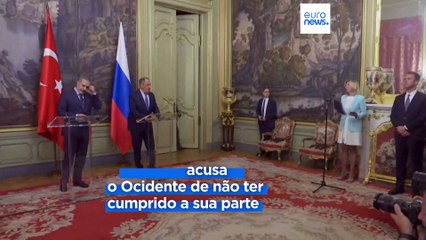 Rússia diz que reativa acordo dos cereais quando Ocidente cumprir compromissos