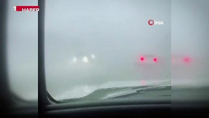 ABD'deki kasırga araca takla attırdı