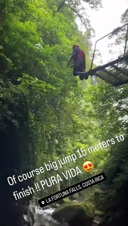 Tony Parker n'a pas eu peur de faire un saut de 15 mètres de haut