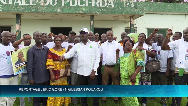 Nétro Réné et Alain Donwahi en campagne pour les régionales dans la Nawa