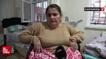 Kastamonu'da engelli kadın zor durumda: Tadilat sebebiyle sokakta kalabilir