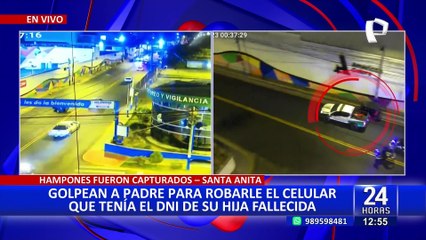 Delincuentes golpean a padre para robarle celular con DNI de hija fallecida