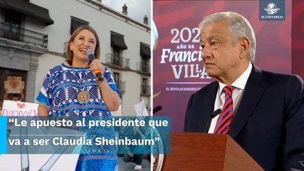Xóchitl Gálvez lanza apuesta a AMLO