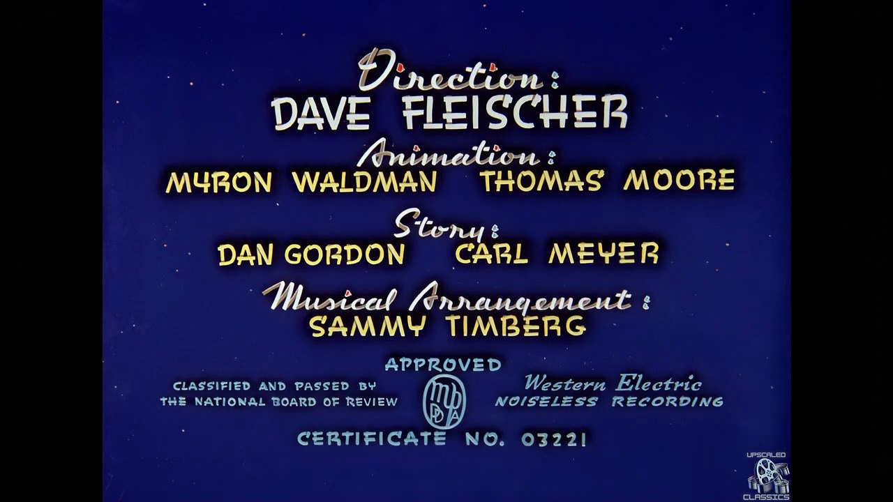 Max Fleischers Superman E06 The Magnetic Telescope | 4k Upscale