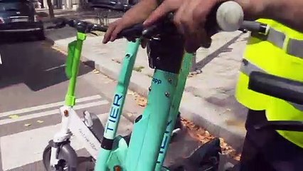 París retira de sus calles los monopatines eléctricos en libre servicio