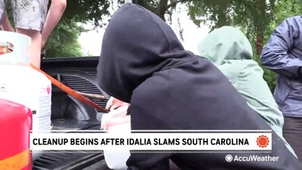 Cleanup begins in South Carolina after Idalia