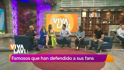 Famosos que han defendido a sus fans