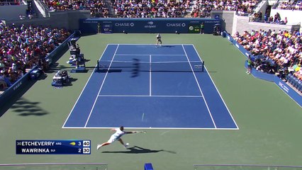 Etcheverry  - Wawrinka - Les temps forts du match - US Open
