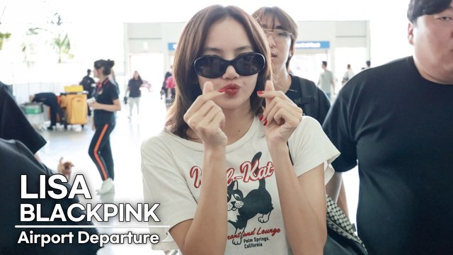 [4K] LISA(리사) 인천공항 출국 l BLACKPINK LISA Airport Departure