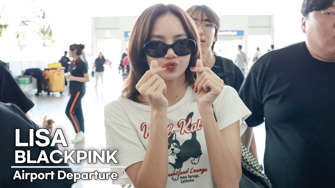 [4K] LISA(리사) 인천공항 출국 l BLACKPINK LISA Airport Departure
